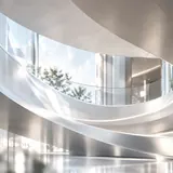 Modern curved interior architecture