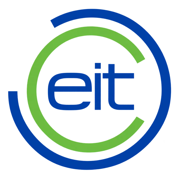 EIT circular blue and green logo